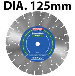 picture of Faithfull - Pro Series Diamond Blade - Dia 125mm - [TB-FAIDB125PRO]