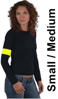 picture of Yoko Waterproof Yellow Arm Band Small/Medium 10 x 45cm - Single - [YO-HVW066-YELLOW-S/M]