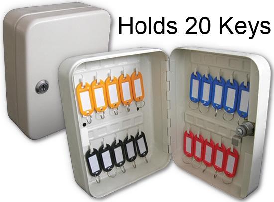 picture of SFA Lockable Key Cabinet - Holds 20 Keys - [SA-KC001]