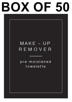 picture of Make Up Remover Wipe - Box of 50 - [MCS-MURW]