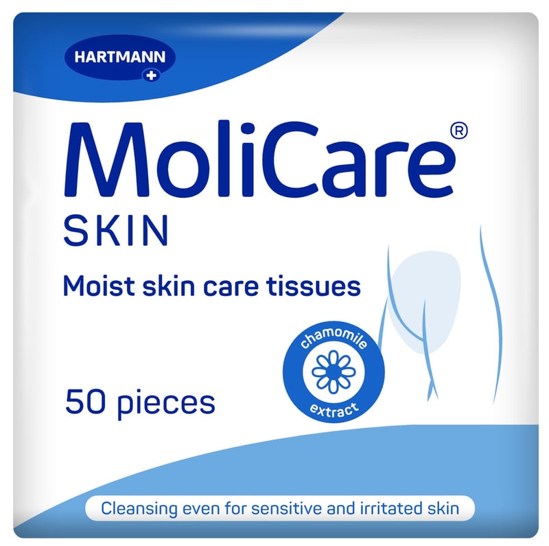 MoliCare Skin Moist Skin Care Tissues - 50 Pieces - [HMD-995075]