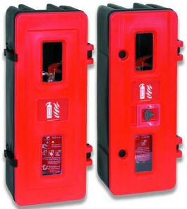 Picture of Single 1 x 6kg/9kg Extinguisher Cabinet with Key Lock - [HS-HS70K]