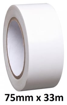 picture of PROline Tape 75mm Wide x 33m Long - White - [MV-261.16.619]
