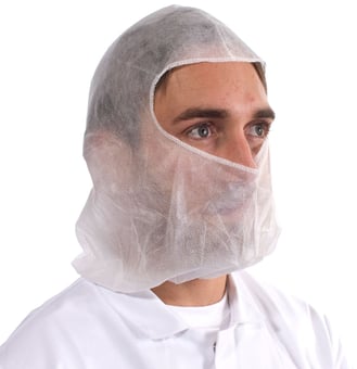 Picture of Supertouch Standard Balaclava Hood - White - Pack of 100 - [ST-15700]