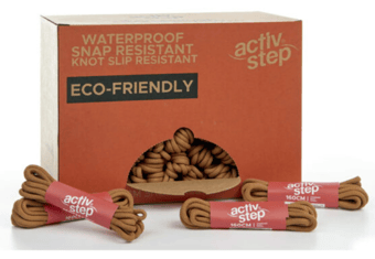 Picture of Rock Fall - Activ-Step Recycled Honey Boot Laces - 160cm - Box of 50 Pairs - [RF-ABRLACHNY/160]