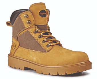 picture of Rugged Terrain Honey Nubuck/Canvas Derby Boots S1P SRC - BN-RT506H