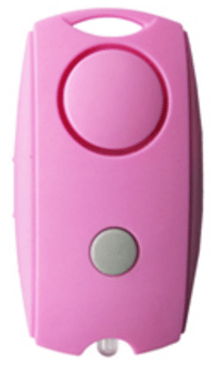 picture of Squeeze Personal Alarm With LED Light 120 dBs Pink - [JNE-SQ001PINK]