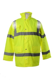 picture of Visijax LED Lights - Yellow Hi-Vis Parka - VJ-VJAA4050 - (DISC-W)