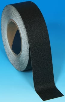 Picture of Black Water Resilient Anti-Slip Self Adhesive Tape - 25mm x 18.3m Roll - [HE-H3408-N-(25)] 