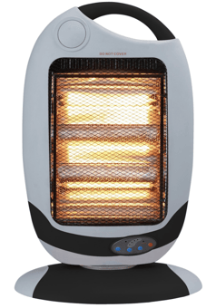 picture of Kingavon 1200W Oscillating Halogen Heater With Remote Control - [BB-HH201]