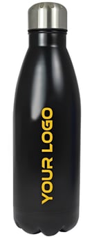 Picture of Custom Branded 750ml Refresh Stainless Steel Water Bottle - Black - [IH-PC-C5606-BLACK] - (HP)