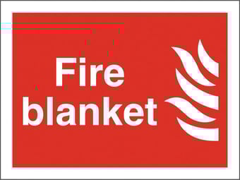 Picture of Fire Blanket Sign - 200 X 150Hmm - Rigid Plastic - [AS-FI35-RP]