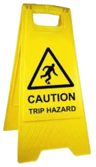 picture of 'A' Frame Sign Trip Hazard Yellow - [IH-FCTH]