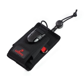 picture of Adjustable Two-Way Radio Holster - With Coil E-Tether And E-Catch - [XE-H02035]