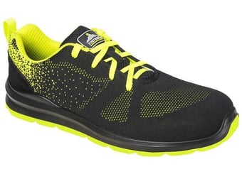 Picture of Portwest - FT25 Steelite Aire Black/Green Trainer S1P - [PW-FT25BGN]