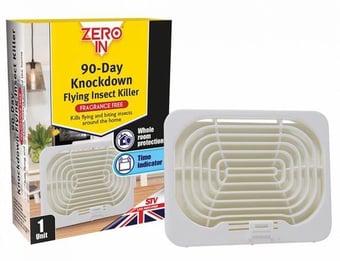 picture of Zero In - 90-Day Knockdown Flying Insect Killer - Repels Flying Insects In The Home - [BC-ZER883]