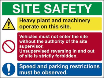 Picture of Spectrum Site Safety Composite - Correx 800 x 600mm Supperseed 13889 - SCXO-CI-12483