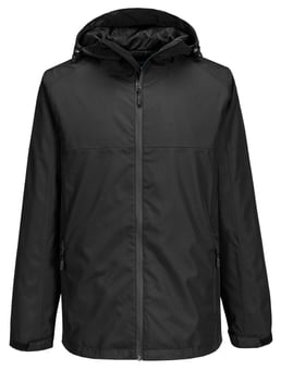 picture of Portwest S610 - Professional Rain Jacket - Black - PW-S610BKR