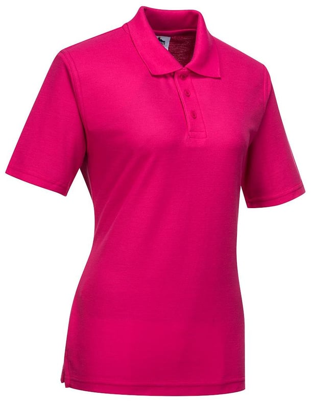 picture of Portwest - Naples Ladies Polycotton Polo Shirt - Pink - PW-B209PIR