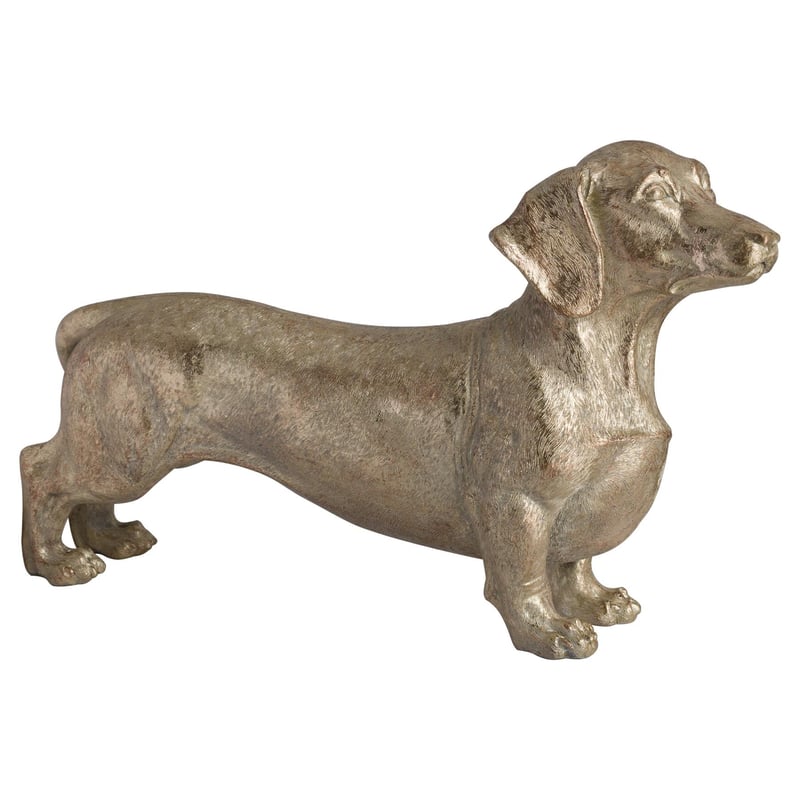 picture of Hill Interiors Bert The Dachshund Metallic Ornament - [PRMH-HI-19819]