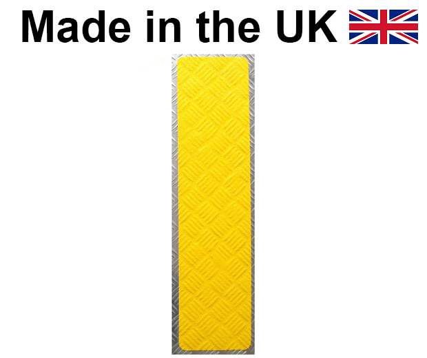 Yellow Conformable Grip Anti-Slip Self Adhesive 610mm x 150mm Pads - Sold Individually - [HE-H3406Y]
