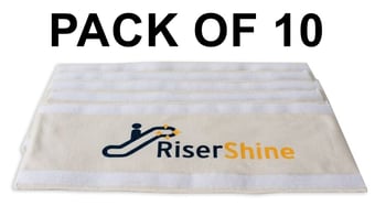picture of RiserShine Cross-Stretch Cleaning Cloth - Pack of 10 - [VF-41-511] - (LP)