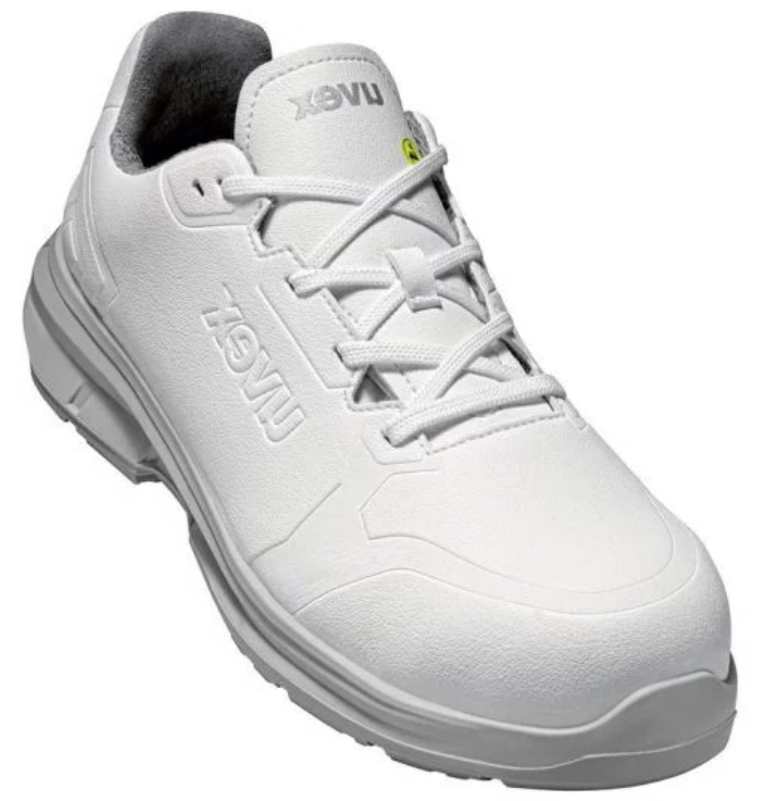 Uvex 1 Sport White Lace Up Microfibre Safety Shoe S3 SRC - TU-65822 - (LP)