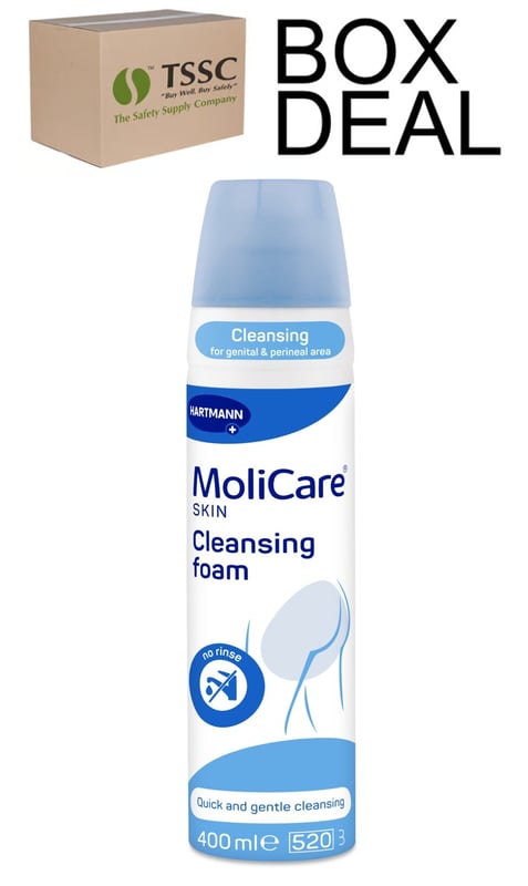 MoliCare Skin Cleansing Foam - 400ml - Box Deal Pack of 5 - [IH-HMD-995016] - (LP)