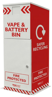 picture of Firechief FVB1 Fire-Protected Vape and Battery Disposal Bin - [HS-141-1071] - (LP)