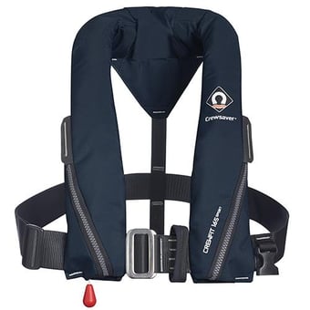 Picture of Crewsaver Crewfit 165N Automatic Harness Navy Blue Sport Lifejacket - [CW-9715NBA]
