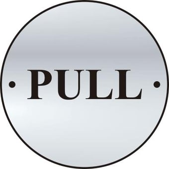 picture of Spectrum Pull door disc – SSS 75mm dia. - SCXO-CI-2472-2