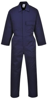 Picture of Portwest Standard Coverall - Regular Leg - Navy Blue - PW-2802NAR
