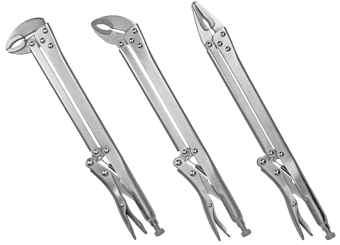 picture of Amtech 3 Pcs Long Reach Locking Pliers Set - [DK-C1665]