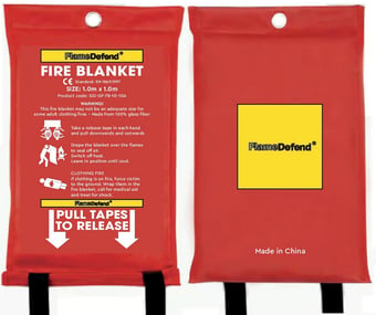 Picture of FlameDefend - Fire Blanket In Soft Case - 1.m x 1.m - [SGI-GF-FB-10-10A]