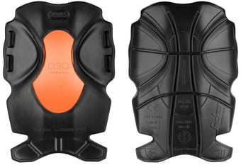picture of Snickers - XTR D30 Craftsmen Black/Orange Kneepads - One Size - [SW-9191-0405]