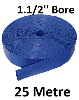 picture of Flexible PVC Layflat Hose 1.1/2" Bore 25 Metre - [HP-LFL112/25]