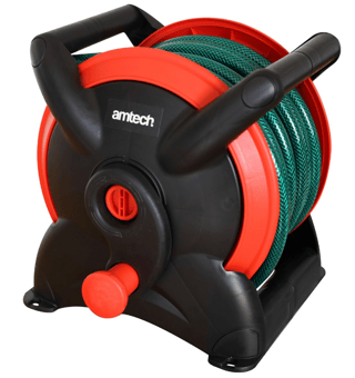 picture of Amtech 15m Garden Hose Reel With Adaptor Set - [DK-U2562]