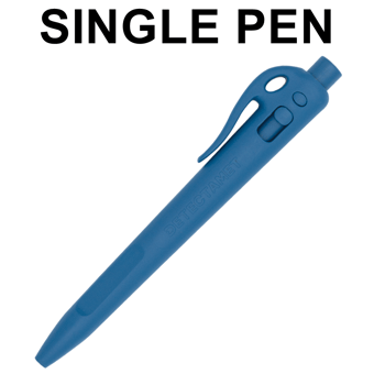 picture of Detectable Retractable Elephant Pen With Standard Ink - Blue Ink - Single - [DT-104-I01-C11-PA01]