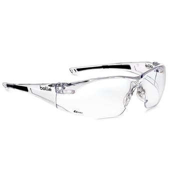 Picture of Bolle RUSH High Definition Safety Spectacles - Neck Cord Clear Anti-Scratch Anti-Fog Lens - [BO-RUSHDPI]