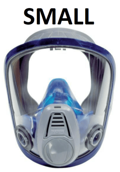 picture of MSA - Advantage 3211 - Full Facepiece Respirator - With Twin Bayonet MSA Connection - Small - [MS-10027727]