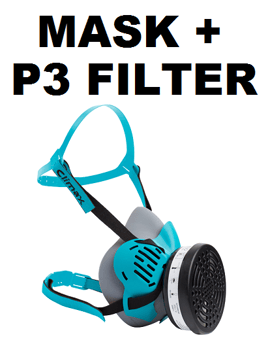 picture of Climax - Reusable Half Face Mask With P3 Filter - [CL-820-P3] - (LP) - (NICE)