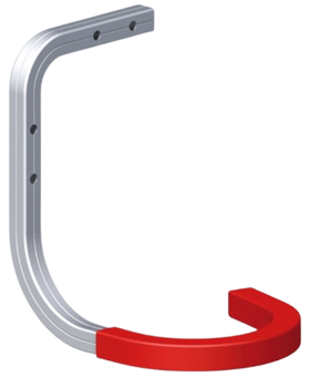 picture of Alfer Aluminium Wall & Ceiling Bicycle Hook - 150 x 150 x 120mm - [PV-02909]