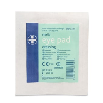 picture of Sterile Eye Pad Dressing 6cm x 8cm - Pack of 10 - [RL-324-10]