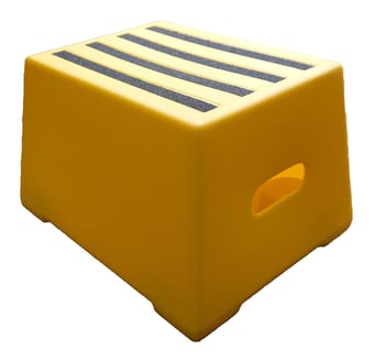 Picture of Manual Handling Yellow Premium Safety Steps - 1 Step - [SL-ACCESS107-Y]
