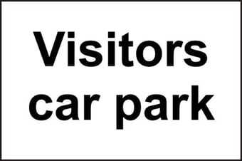 picture of Spectrum Visitors car park – RPVC 300 x 200mm - SCXO-CI-14489