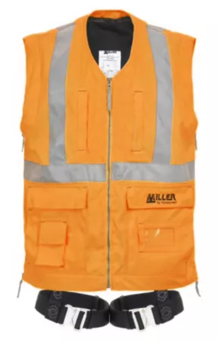 Honeywell H500 High Visibility Orange Jacket - Front D Ring - Size 2 - [HW-1036133]