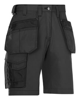 picture of Snickers - Craftsmen Holster Pocket Shorts - Rip-Stop - Black - SW-3023-0404 - (DISC-R)