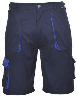 Picture of Portwest - Texo Contrast Shorts - Navy Blue - PW-TX14NAR - (PS)