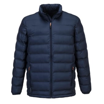picture of Portwest - Front Zip Ultrasonic Tunnel Jacket - Navy Blue - PW-S546NAR