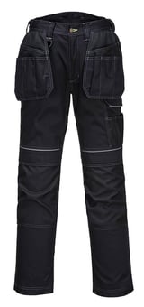 picture of Portwest - PW3 Stretch Holster Work Trouser - Black - PW-PW305BKR